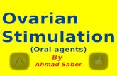 Ovarian stimulation oral agents