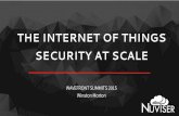 Iot Security and Privacy at Scale