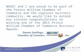 2015 Prince William Business Awards Congratulatory Notes