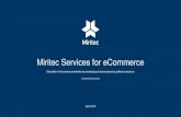 Miritec services for eCommerce