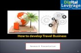 How to develop Travel Business
