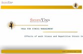 Effects of Work Stress and Repetitive Strain Injuries