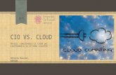 CIO vs Cloud