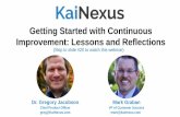 Getting Started with Continuous Improvement: Lessons and Reflections (KaiNexus Webinar)