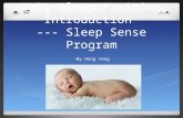 Kiosk project about baby sleep training introduction