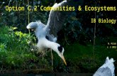 DP Bio Option C-2 Communities and Ecosystems