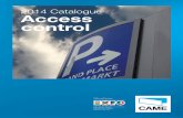 CAME India Access Control Catalog