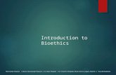Bioethics intoduction