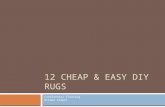 12 Cheap & Easy DIY Rugs - Ottawa Carpet - Continental Flooring