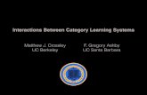 Interactions Between Category Learning Systems