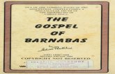 The original gospel of barnabas