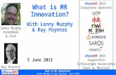 What is innovation in Market Research - with Lenny Murphy & Ray Poynter
