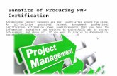 Benefits of Procuring PMP Certification