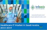 Healthcare IT Market in saudi arabia 2015 2019