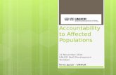 Accountability to Affected Populations