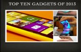 Marcos Taccolini_ Top Ten Gadgets of 2013