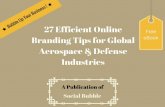 27 efficient online branding tips for global aerospace & defense industries