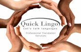 Quick lingo   professional translation services