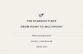 The Starship Fleet: From Point to Multipoint