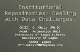 Institutional Repositories: Dealing with Data Challenges