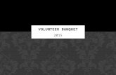 Volunteer Awards Banquet 2015