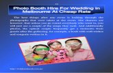 Photo Booth Hire For Wedding in Melbourne At Cheap Rate