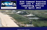 NAVSEA SCSC Command Presentation by Capt. J. P. Robinson