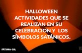 Halloween actividades que se realizan en su celebración y los símbolos satánicos.