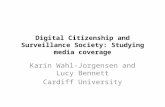 Digital Citizenship and Surveillance Society: Media