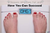 7 reasons why diets fail and how you can succeed
