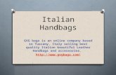 Italian handbags