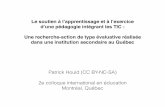 Le soutien - Hould - 2e Colloque international en éducation, Montréal