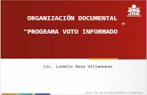 Organización Documental "Programa Voto Informado"