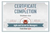 Agile and Scrum for Managers