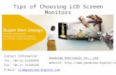 Tips of choosing lcd screen monitors  - goodview-digital.net