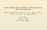 Self-Guided Social Media Training Manual and Presentation