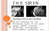 Siren spring arts contest