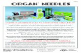 Organ needles