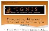 2015 IGNIS Webinar Intro Slides: Integrating Alignment  05.07.15