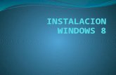 Instalación windows 8