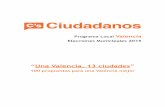 Programa Ciudadanos Valencia Ciudad
