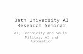 Bath uni ai seminar april 2015 by Patrick Crogan