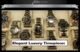 Elegant luxury timepieces]