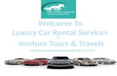 Vehicle rental services in kolkata by venture travel