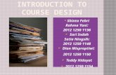 Introduction to course design