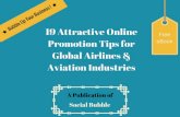 19 attractive online promotion tips for global airlines & aviation industries