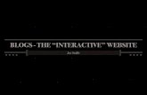 Blogs – The “Interactive” Website