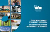 Študentski domovi MB - brošura