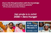 The Hunger Project - Presentatie 2015