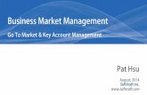 Business Market Management:  Go To Market Strategy & Key Account Management